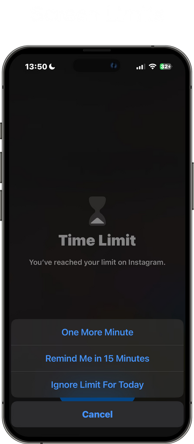 Screen Limits